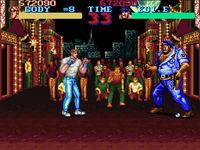une photo d'Ã©cran de Final Fight sur Nintendo Super Nes